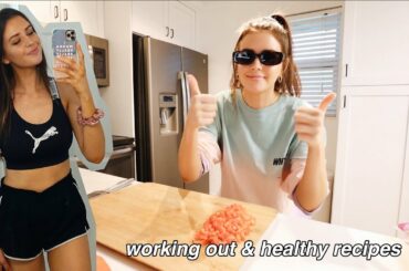 getting back on track! working out, healthy dinner & cookies recipe!