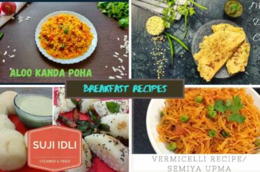 4 Healthy Breakfast Recipes | Quick Breakfast Recipes | Sautewithlove