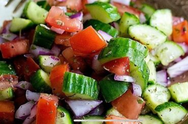 MEDITERRANEAN SALAD HEALTHY SNACKS LOW CALORIE WEIGHT LOSS FOODS SALAD SHIRAZI SALAD FOR HEALTH