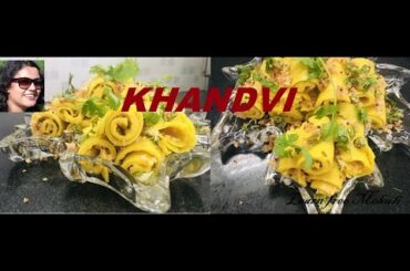 Khandvi Recipe / Healthy Evening Snacks