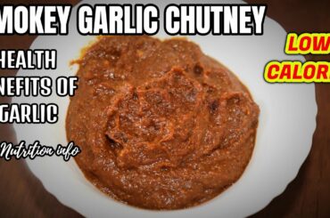 GARLIC CHUTNEY/SMOKEY GARLIC CHUTNEY/POONDU CHUTNEY/HEALTHY RECIPES/NUTRITRACK /LOW CALORIE RECIPE