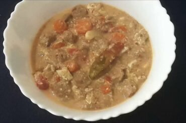 Egg Soya Chunk Carrot Coconut Milk Stew/Scrambled Egg Recipes/ Dinner Recipes / Carrot Recipes #541