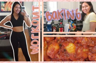 VLOG | getting back on track (working out & healthy recipes)