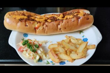 long bread Chicken sandwich recipe 2020 | tasty breakfast recipe in lockdown | #withme