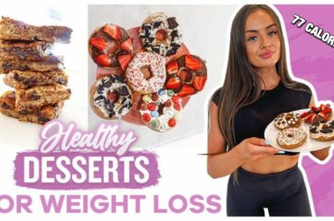 HEALTHY and EASY desserts (that taste unhealthy) | LOW CALORIES & TASTY! *weightloss*