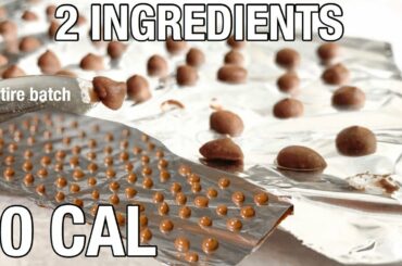 low calorie EASY CHOCOLATE CHIPS | sugar free, healthy chocolate chips | Alexis Erica