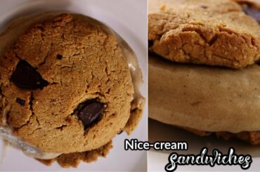 Vanilla "Nice" Cream Sandwich Recipe || vegan, gluten-free