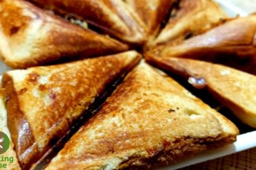 How to Make Yummy Pizza Sandwich in Sandwich Maker I Healthy Snack for School I Delicious Snack