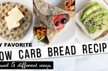 EASY Keto Bread Recipe // Low Carb Pancakes, Waffles, & Tortillas