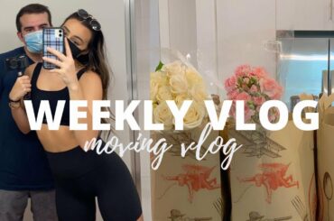 MOVING VLOG: trader joe's haul, empty apartment tour, healthy recipes, + a week in my life