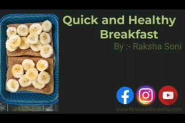 Healthy Sandwich in Just a minute|Breakfast|Snack|Pre-workout|Post-workout By Fitness With Raksha