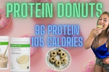 LOW CAL HIGH PROTEIN DONUTS - Healthy Snack Recipe - Desserts For Weightloss Step By Step