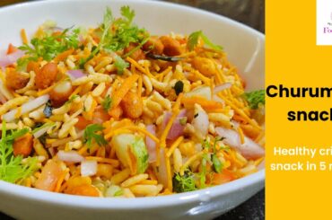 Healthy Churumuri Snack recipe# street style snack