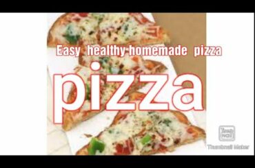 Home made  bread pizza/healthy