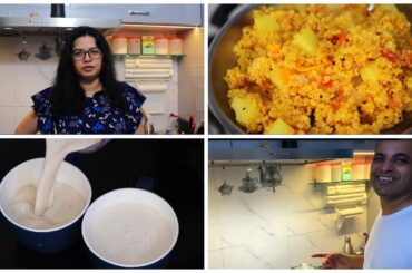 Indian Mom Busy Morning Routine | Healthy Breakfast Recipes | Veg Dalia Pulao | Banana Smoothie