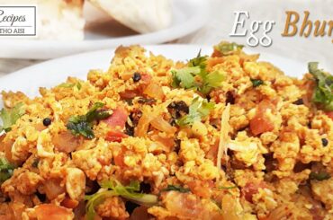 Egg Bhurji Recipe | Anda Bhurji Pav | Healthy Breakfast Recipe
