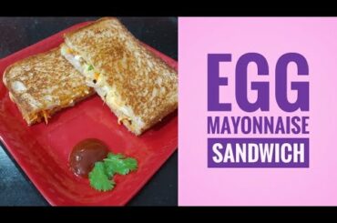 EGG MAYONNAISE SANDWICH | Healthy sandwich with basic ingredients | Tasty bites by Nandini |