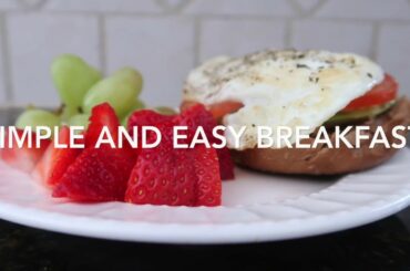HEALTHY & QUICK EGG WHITE, AVOCADO & TOMATO BREAKFAST SANDWICH | SIMPLY HOMEMADE WITH AMNA