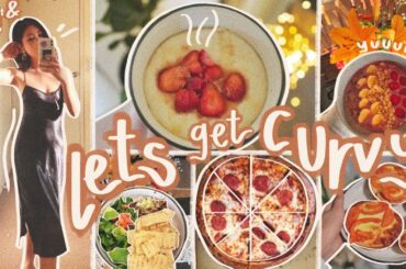 WHAT I EAT IN A MONTH! | Healthy & Easy Recipes + Snacks Gain Weight & Curves | FITNESS DIARIES AUG