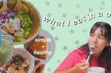 what i eat in a day as a teen// simple + healthy meals *realistic what i eat in a day* fast & easy