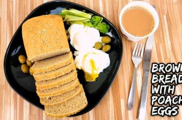 Wheat Bread Recipe-Poached Egg Recipe-Brown Bread Recipe-Bread Recipe Without Oven-With Eng Sub.