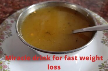 Miracle Drink for fast weight loss | Healthy Recipes | Loose 2kg in a week