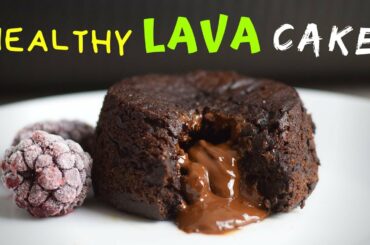 Healthy Chocolate Lava Cake