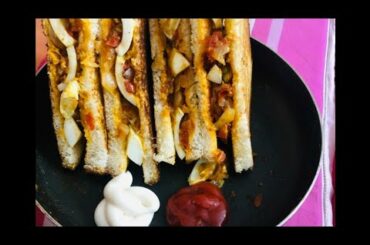 Boiled egg sandwich recipe| #eggmasala toast ||easy breakfast ideas | Healthy eating power breakfast