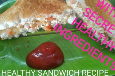 Paneer Bhurji Sandwich/Healthy Breakfast Recipe/For kids