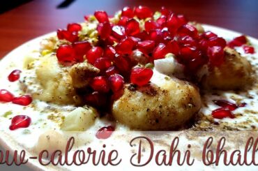 Low Calorie Dahi bhalla l no added sugar l Healthy I Diet Dessert I Recipe by Clean Eating Habitat