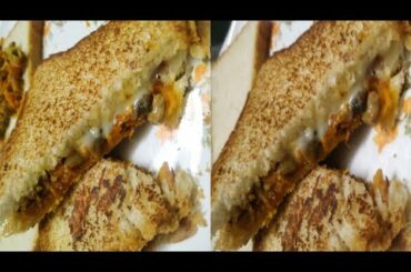 Cheesy Veg Sandwich Recipe without sandwich maker| Easy breakfast recepie| tamil | yazhisai veedu