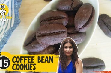 Coffee Bean Cookies | Easy Chocolate Cookie Recipe | Healthy Coffee Cookies | The Foodie