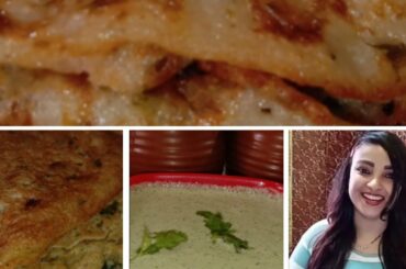 2 quick, easy, testy and healthy breakfast recipe # rice pan cake# rice chila# besan chila# Rashmi R