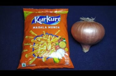 3 Minutes Easy And Tasty Evening Snack Recipe With KurKure | Crispy Onion Rings Recipe |Simple Quick