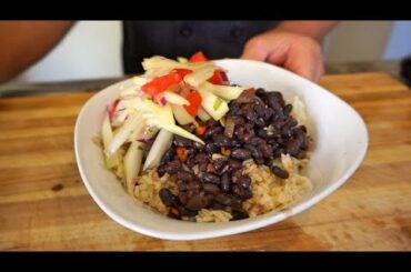 Authentic Cuban Black Beans and Rice - healthy recipe channel
