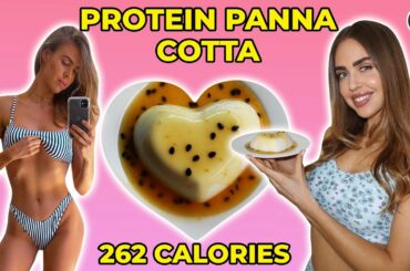 LEAN GIRL Low Calorie Protein Panna Cotta Recipe | Only 266 Calories | Healthy Dessert