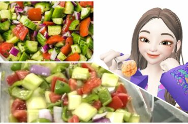 Cucumber Salsa Recipe |How to Make Cucumber Salad|healthy salad recipe