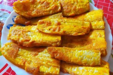 #241 Raw Banana Tawa Fry Recipe  | Kela Fry | Healthy & Tasty Banana Fry Recipe | Crispy Banana Fry