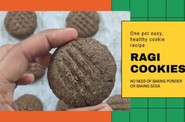 Ragi Cookies | How To Make Finger Millet Cookies | Healthy Snacks | Eggless | Shweta Angne | Ep -16