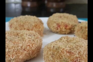 Crispy Bread cutlet recipe | shallow fry | healthy cutlet | #quicksnack #breadcutlet