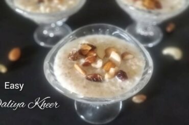Daliya Kheer l Sweet Broken Wheat l Easy & Healthy Recipe in Pressure Cooker
