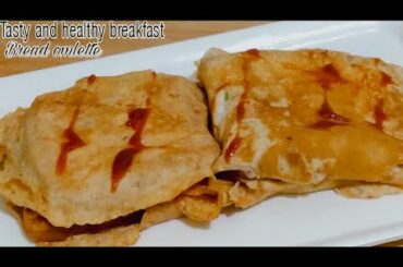 Bread omlette in 2 minutes|healthy and tasty bread omlette