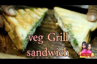 How to make veg grill sandwich//easy and healthy recipe