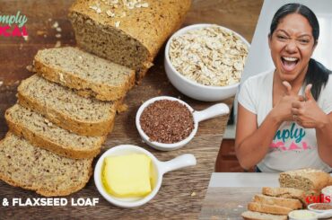 Healthy Loaf: Oats & Flaxseed Bread Recipe.