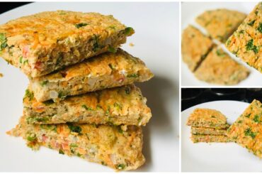 Oats Omelette | Weight loss Food | Healthy Breakfast Recipe | Oats Egg Omelette | Teluginti Vanta