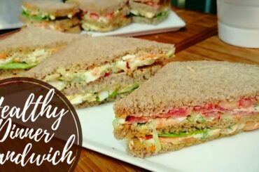 Healthy Dinner Sandwich recipe by Mom's kitchen
