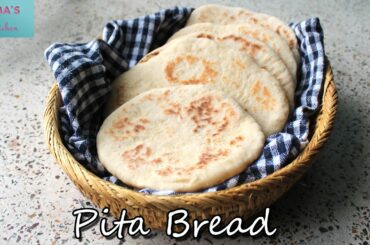 Homemade ‘PITA BREAD’ recipe | Easy, healthy and tasty recipe | Soft and fluffy! MUST WATCH.