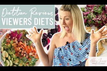 Dietitian Reviews VIEWERS Diets | Abbey's Easy Hacks for Healthy Meals & Snacks!