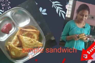#simple sandwich easy , tasty and healthy.... #snack lovers