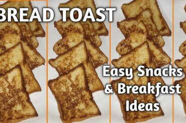 Bread Toast | Bread Recipes | Bombay Toast | Snacks recipes | Breakfast ideas | Snacks with bread